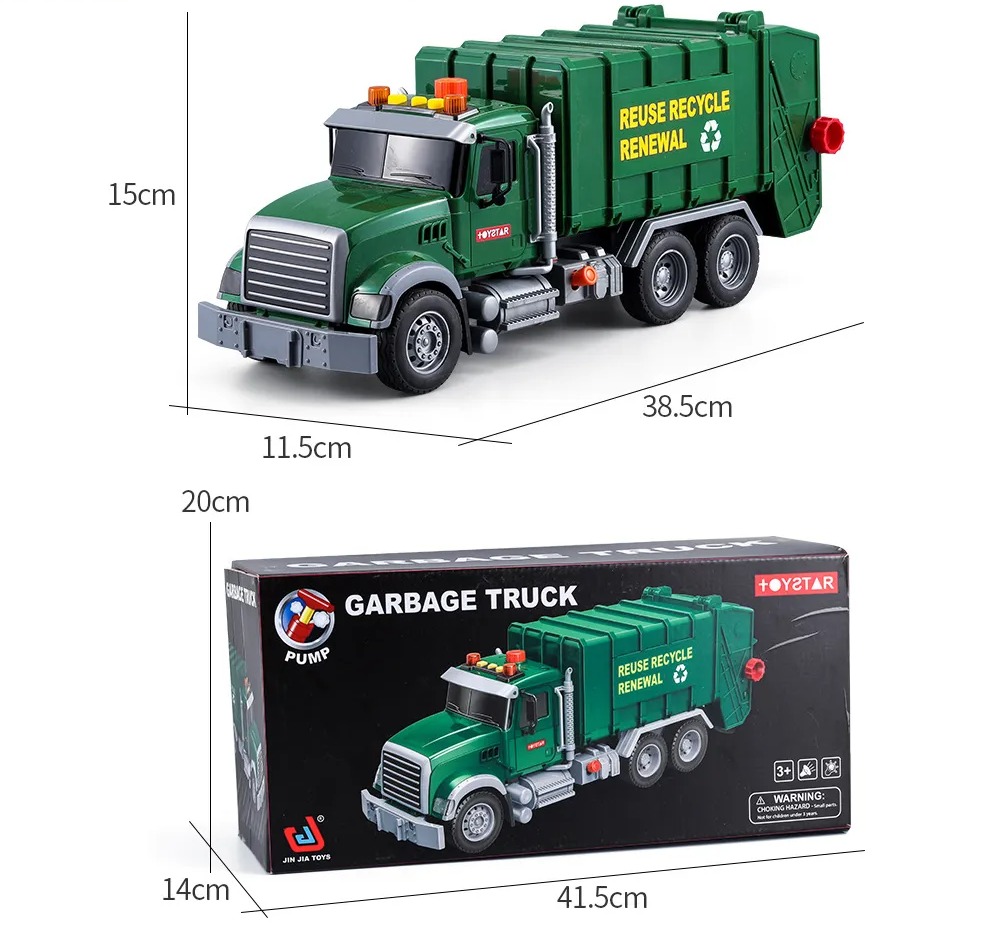 Mô hình ô tô tải chở rác_666-53P
