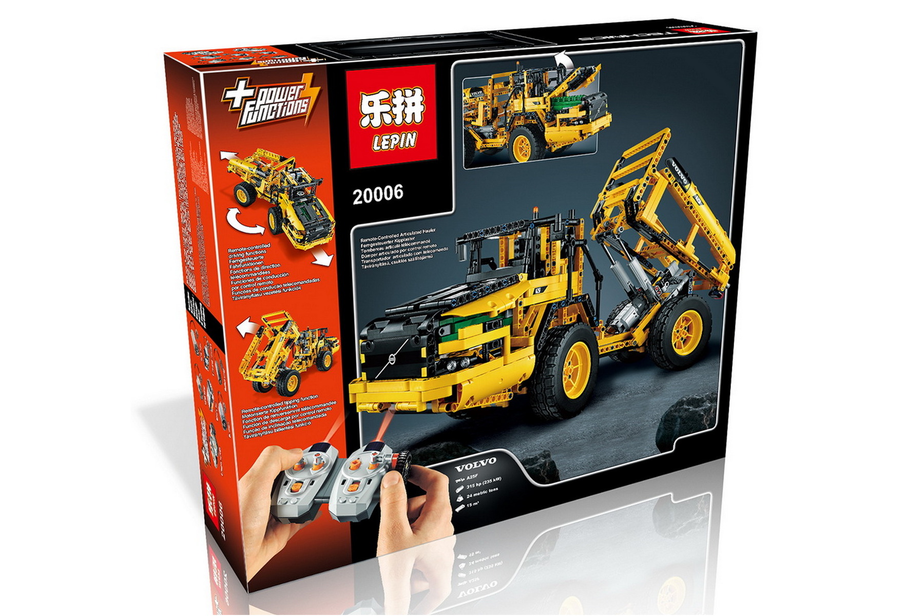 Đồ chơi xếp hình Xe ủi Volvo L350F_20006