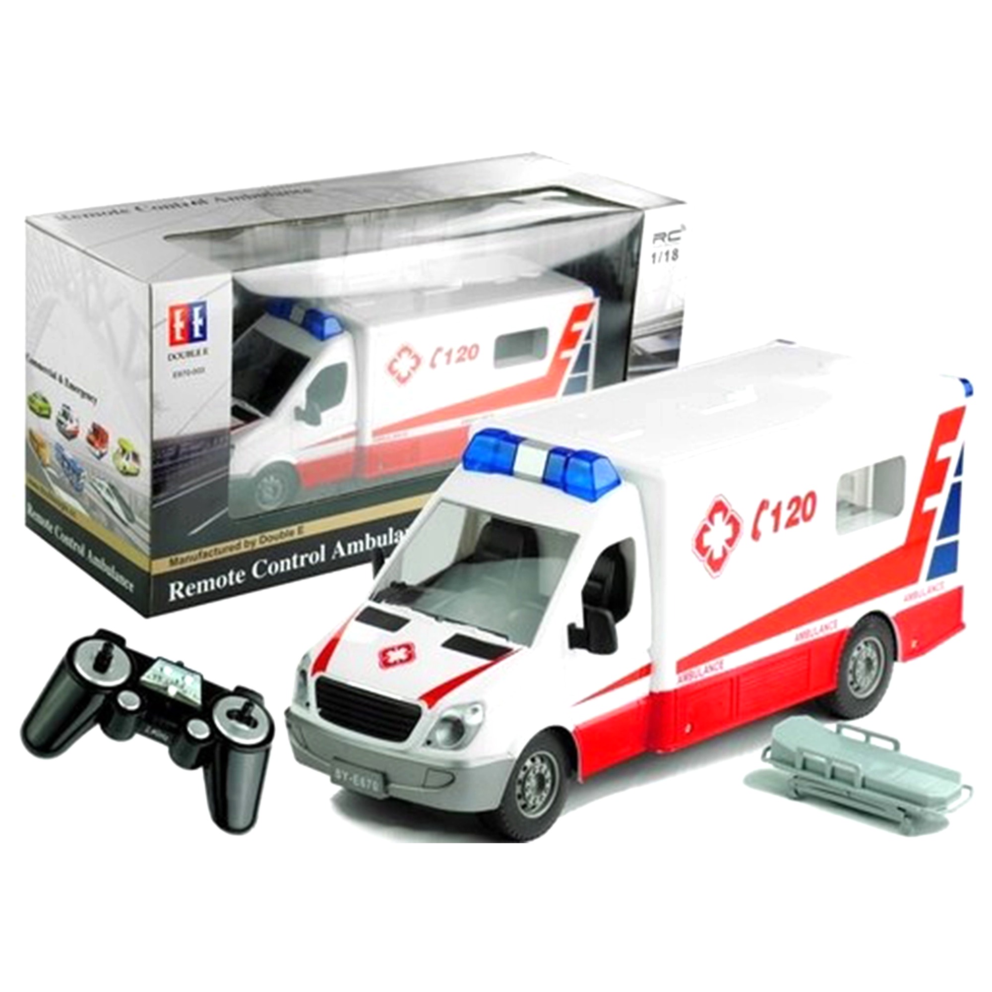 Mô hình xe cứu thương có điều khiển_E670-001