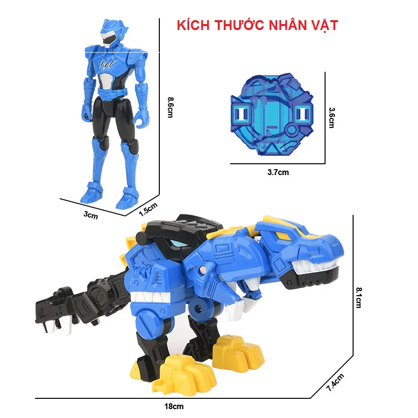 Biệt đội siêu nhân nhí Miniforce Khủng Long Tyranno sấm sét & siêu nhân Volt tốc độ_8601