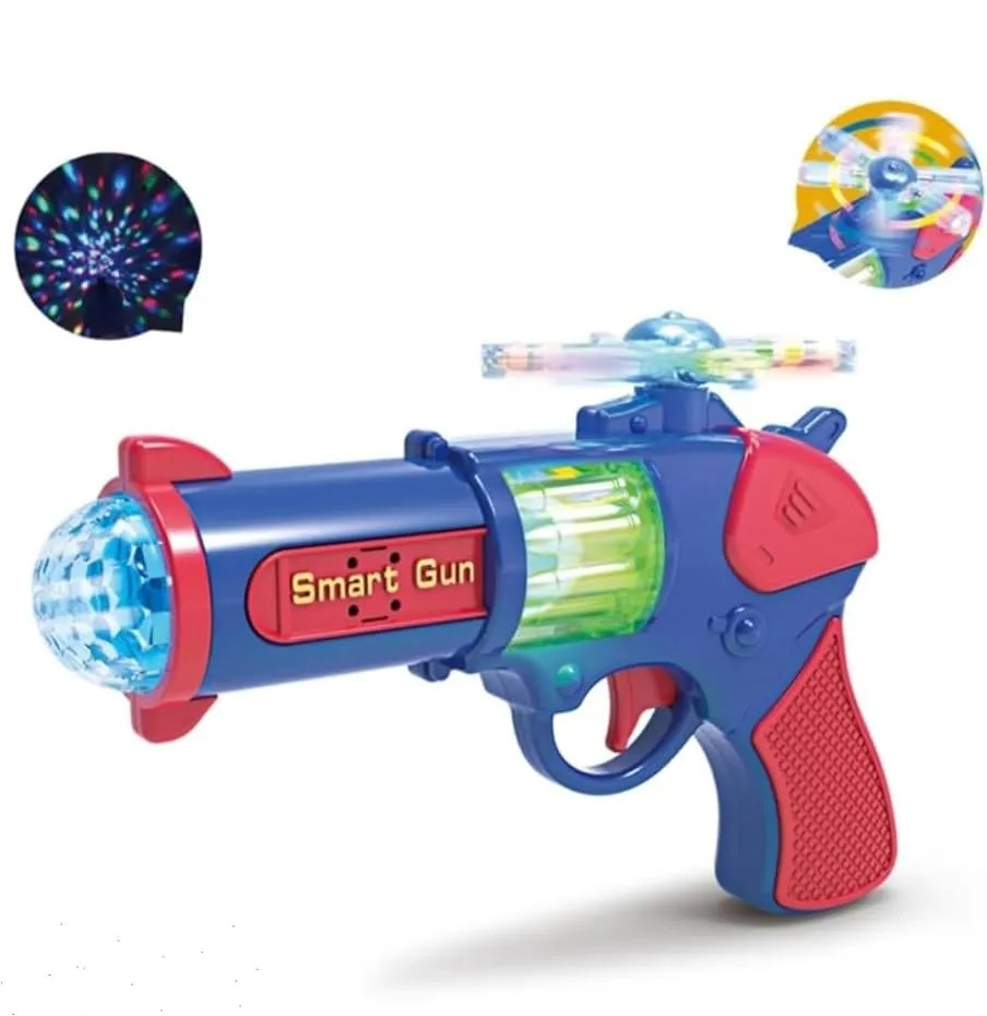 Đồ chơi súng chiếu nhạc màu TOY RK SHINE Flash cho trẻ em_9924