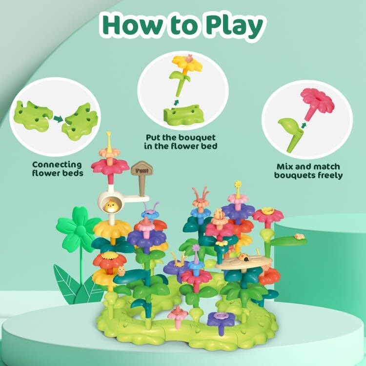 Đồ chơi xếp hình hoa_905C