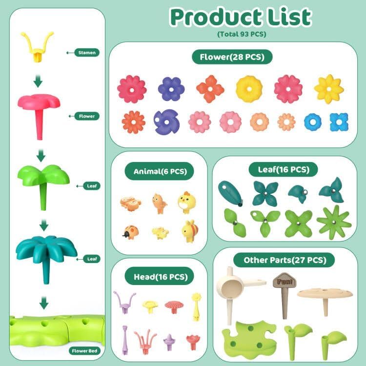 Đồ chơi xếp hình hoa_905C