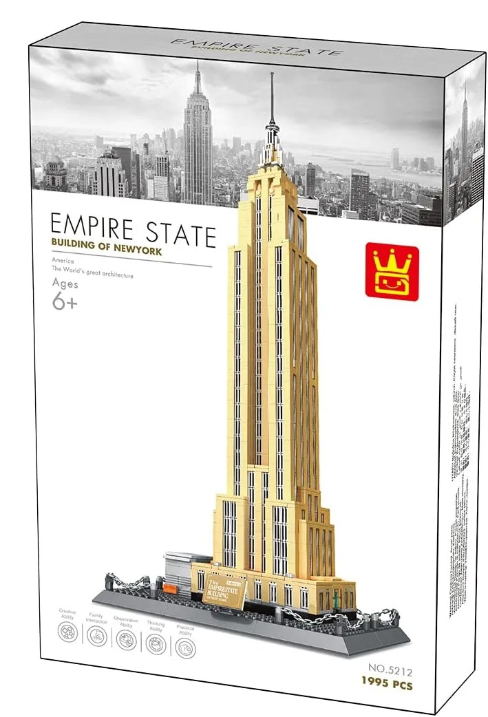 Đồ chơi xếp hình Tòa nhà Empire State của New York_5212