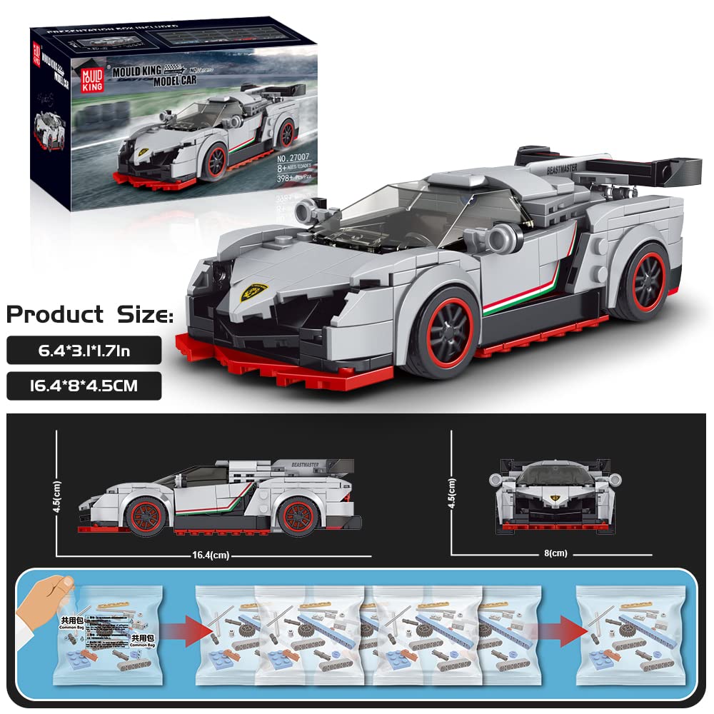 Đồ chơi xếp hình xe The Veneno Mini Sports Car_27007