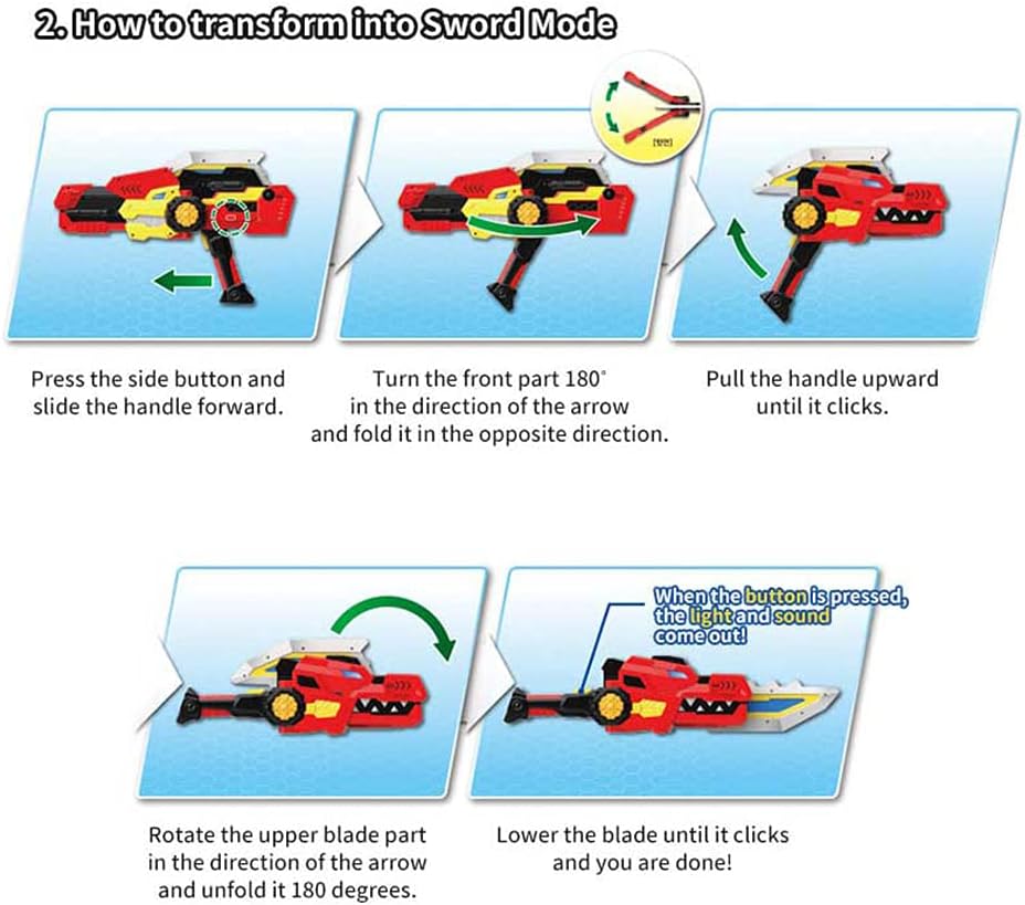 Đồ chơi Súng bắn điện TOYTRON MINIFORCE Super Dino Power Gun Sabre_8618