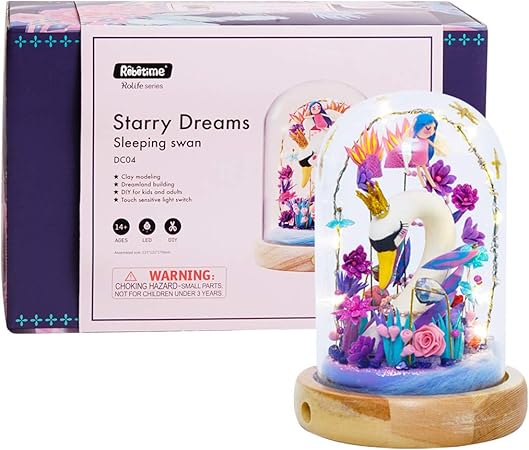 Đồ chơi tự làm đất sét sáng tạo - Thiên nga_DC04