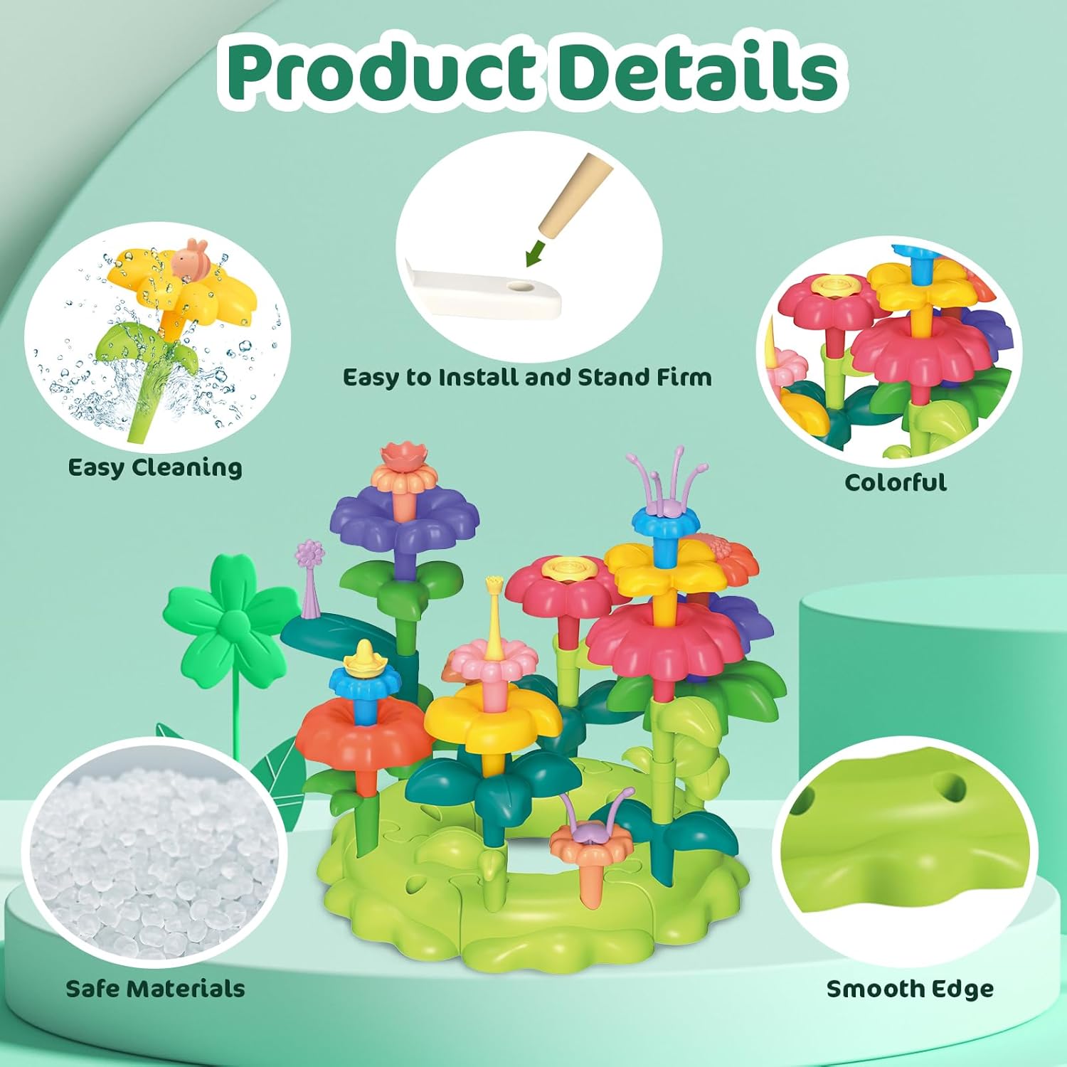 Đồ chơi xếp hình hoa_905C