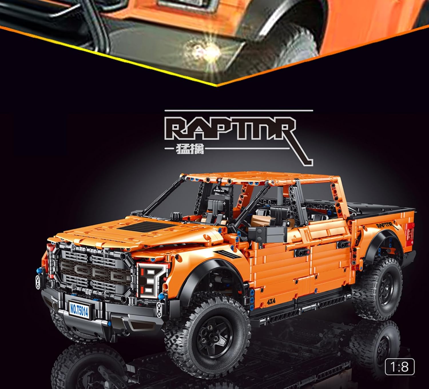 Đồ chơi xếp hình xe bán tải Ford F-150 Raptor_T5014