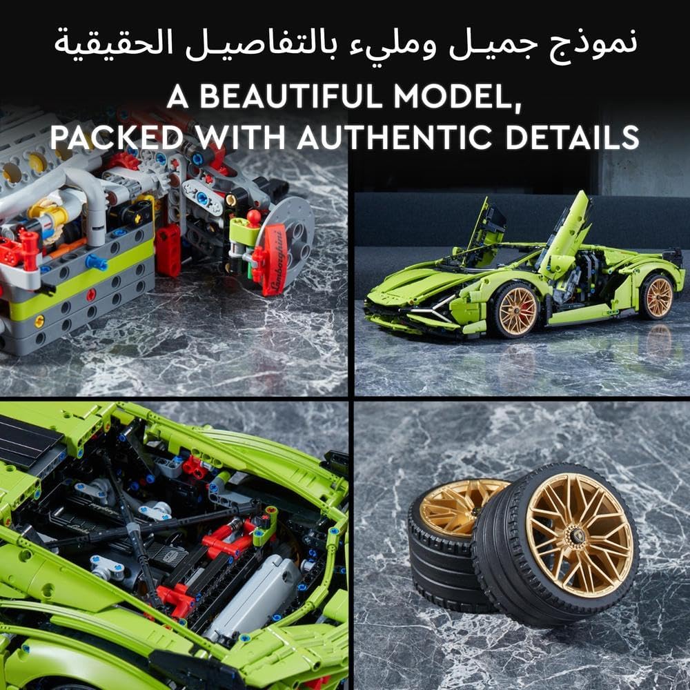 Đồ chơi xếp hình xe Lamborghini Sián_6044