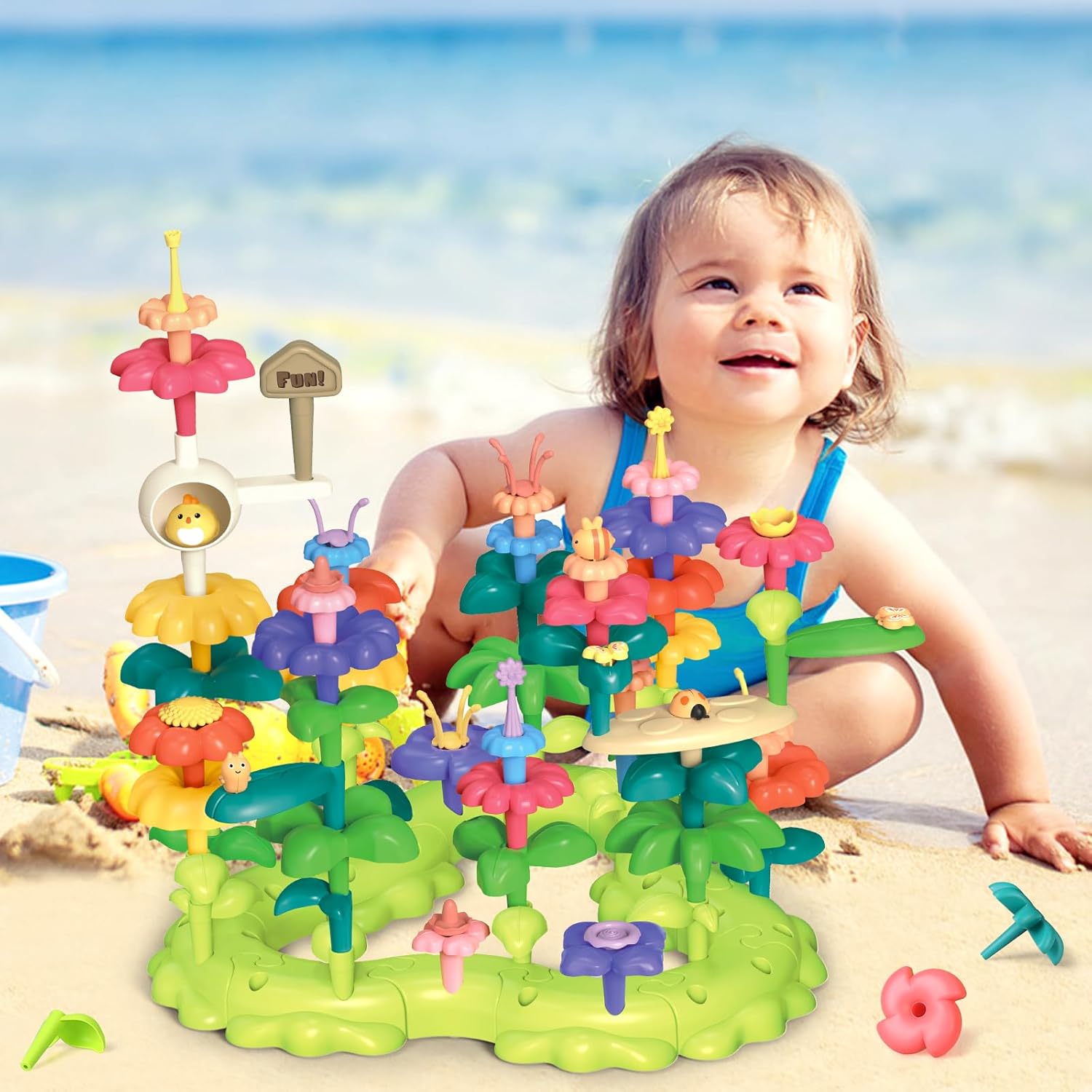 Đồ chơi xếp hình hoa_905C