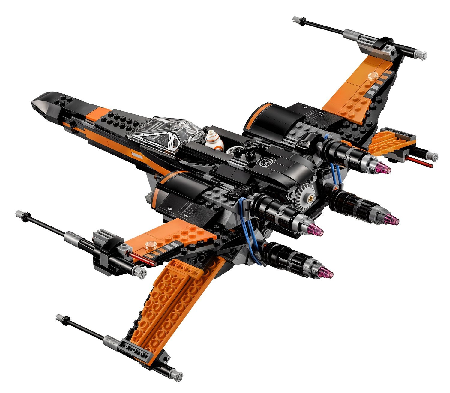 Đồ chơi xếp hình máy bay chiến đấu X-Wing của Poe_S7102
