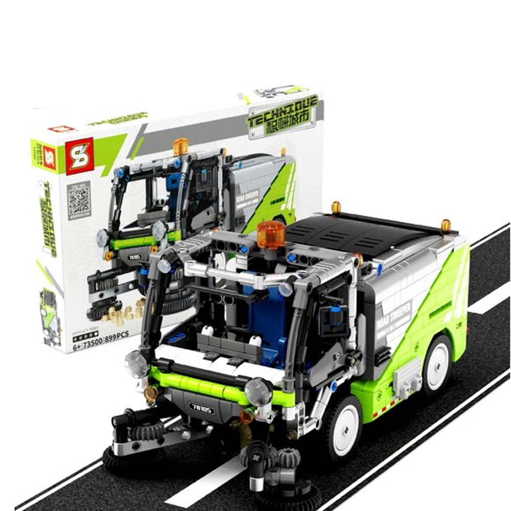 Đồ chơi xếp hình Xe quét đường_73500