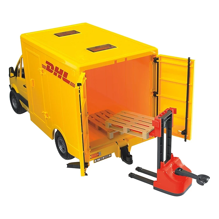 Mô hình Xe Chuyển Phát Nhanh Và Máy Nâng_02534
