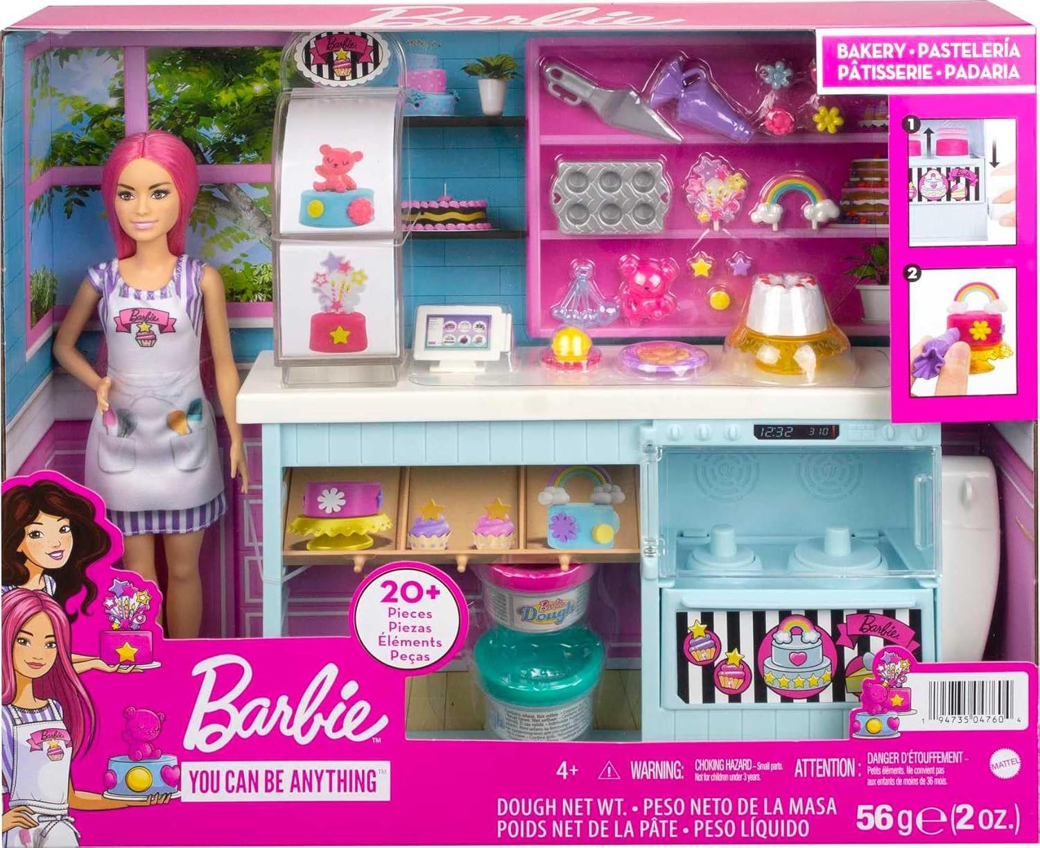 Đồ chơi barbie tiệm làm bánh ngọt hgb73