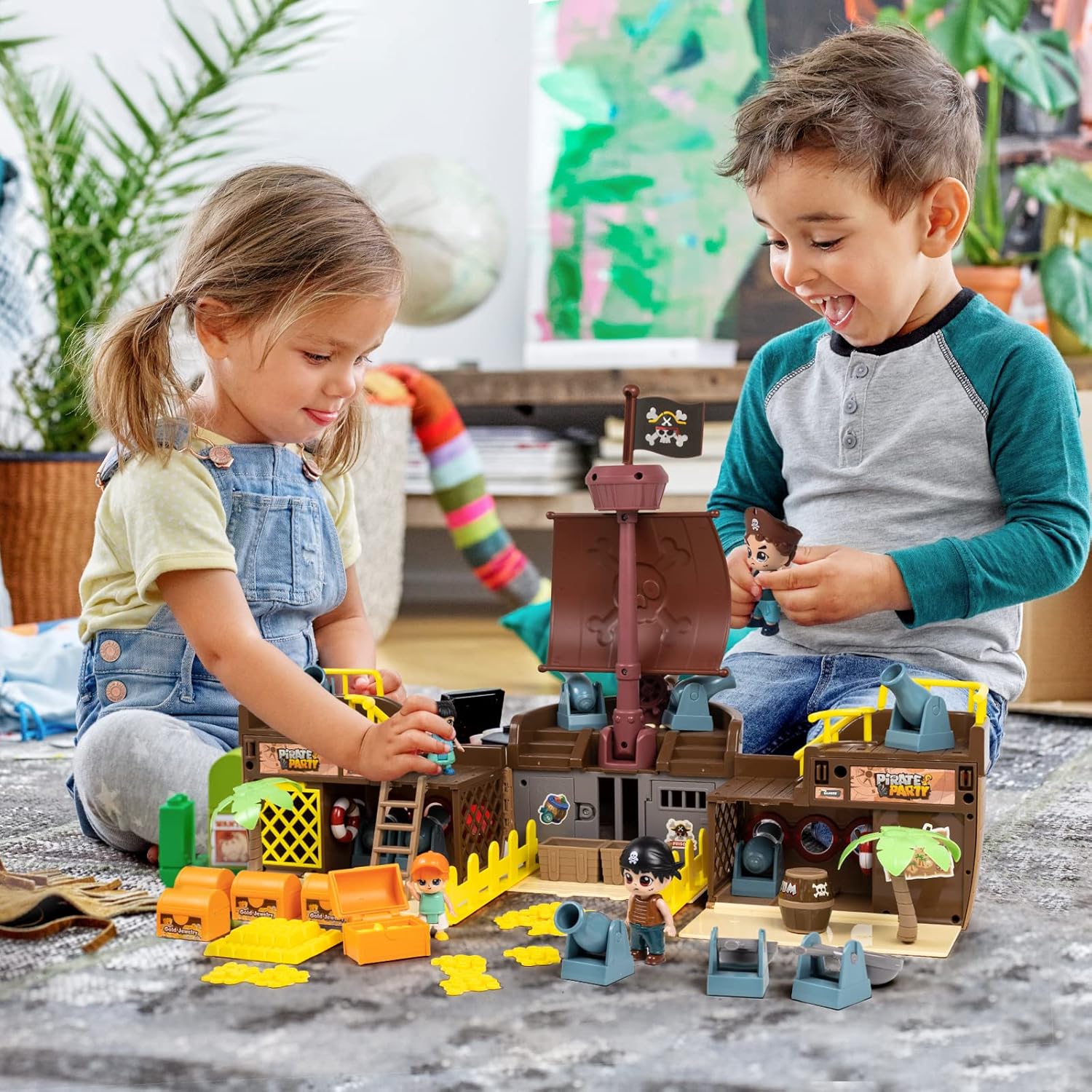 Đồ chơi xếp hình thuyền cướp biển_G0019A