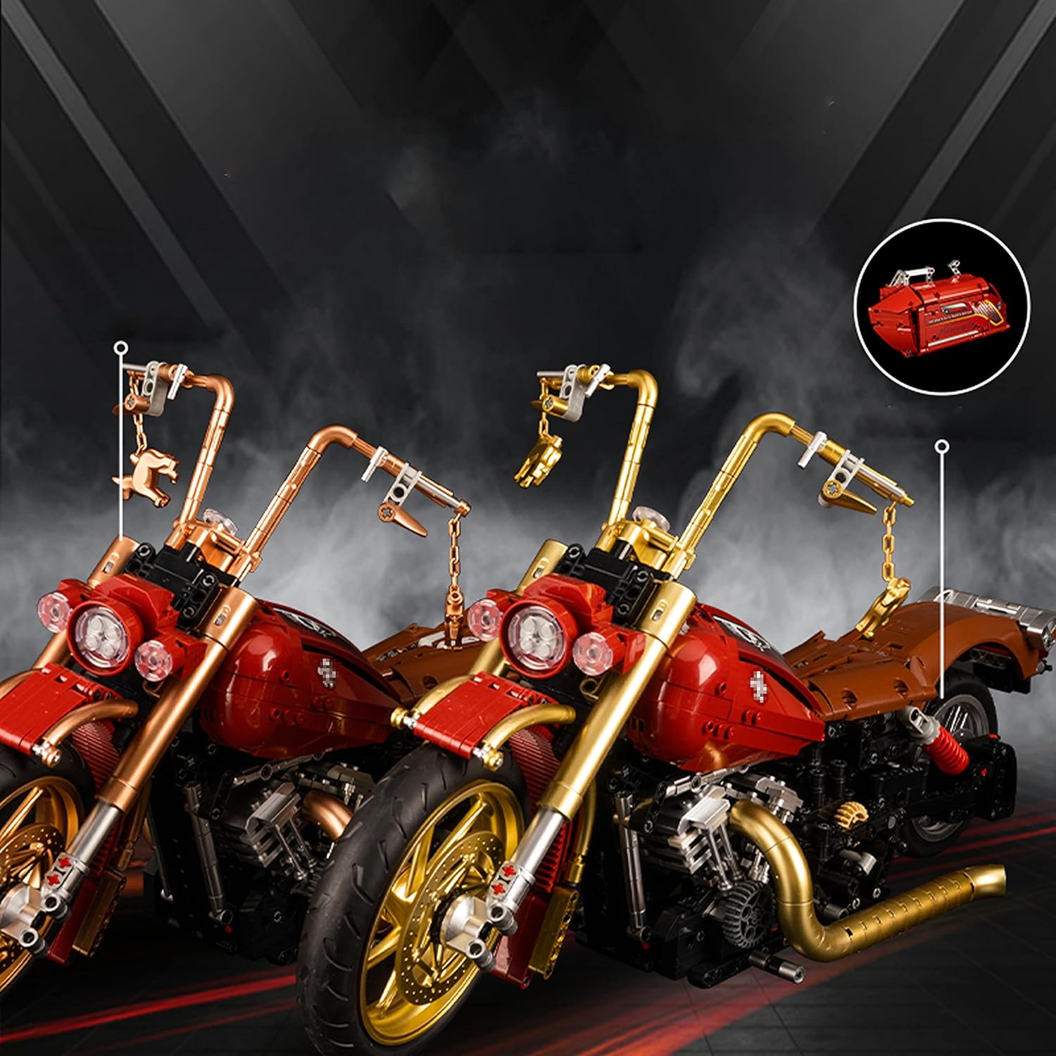 Đồ chơi xếp hình xe máy Harley Davidson_10514