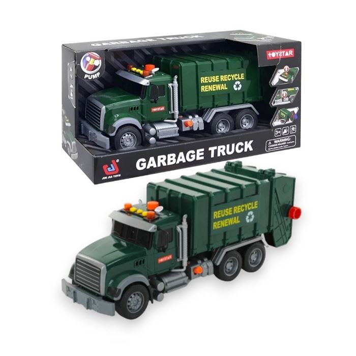 Mô hình ô tô tải chở rác_666-53P