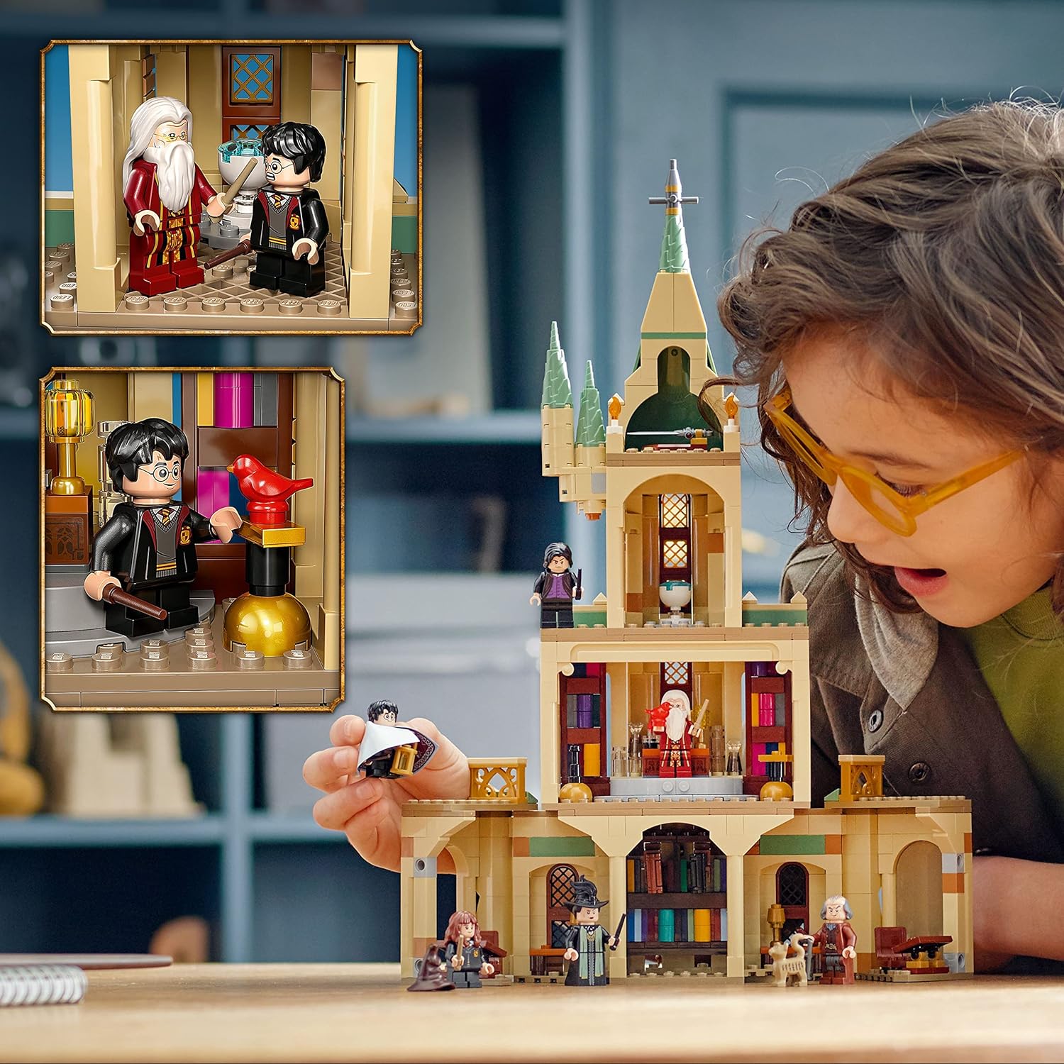 Đồ chơi xếp hình Magic Castle Harry Potter - Văn phòng của cụ Dumbledore_6402