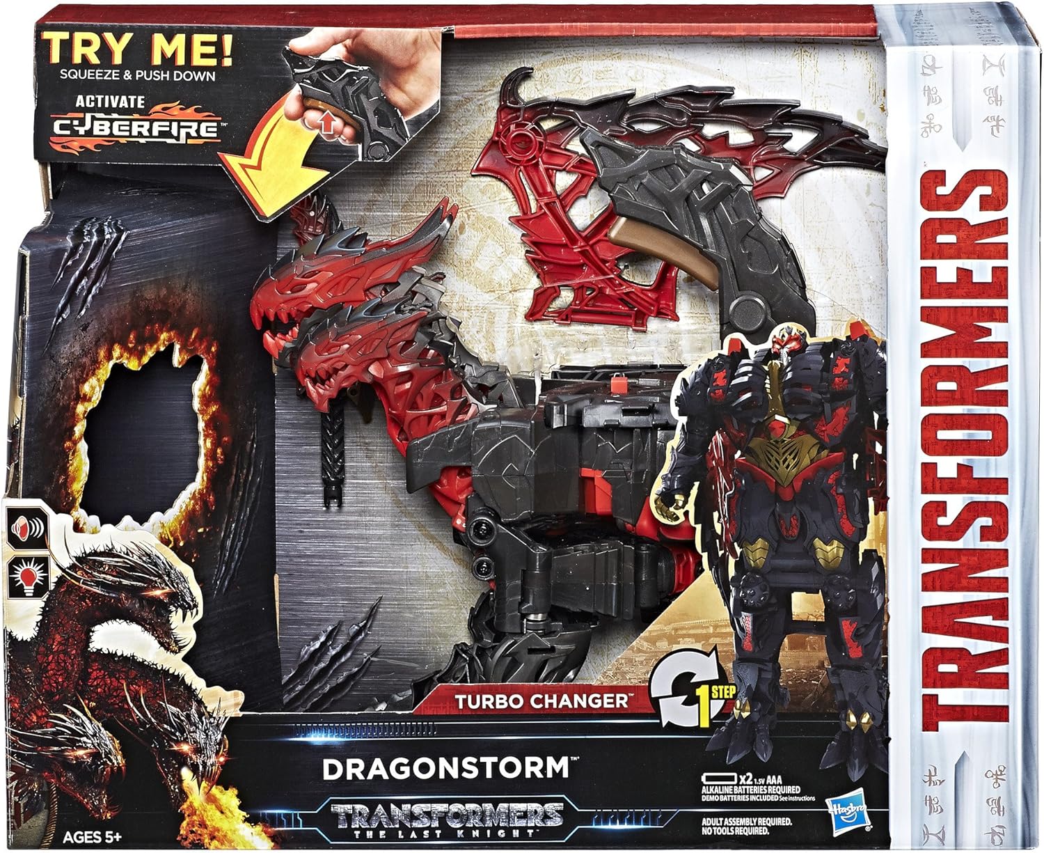 Mô hình Transformers: The Last Knight Mega 1-Step Turbo Changer Dragonstorm_C0934