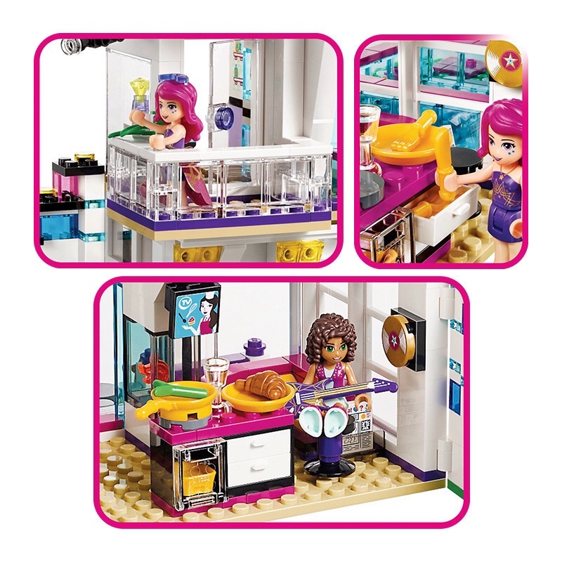 Đồ chơi xếp hình Friends Ngôi Nhà Âm Nhạc Của Livi_3008