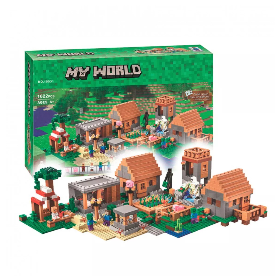 Đồ choi xếp hình Ngôi làng My world_1094