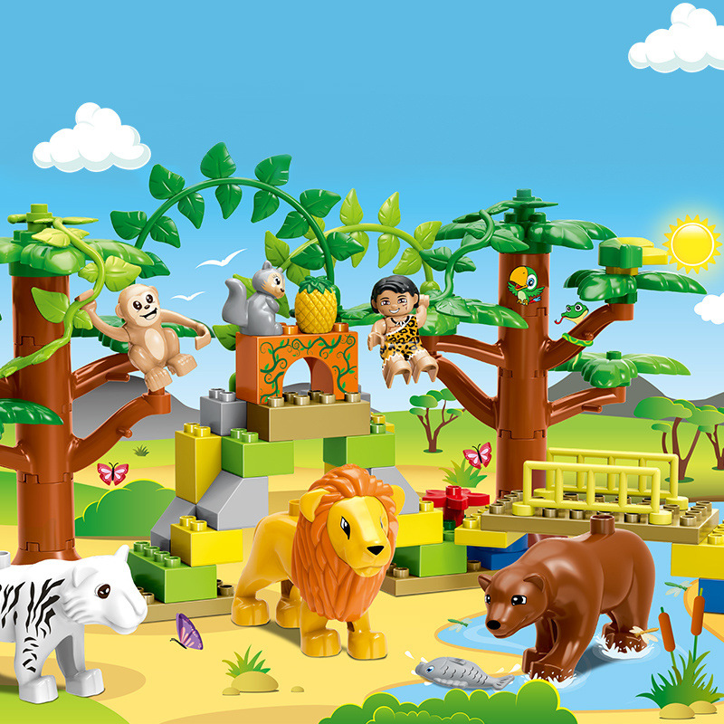 Đồ chơi xếp hình thế giới động vật Jungle Adventure_3720