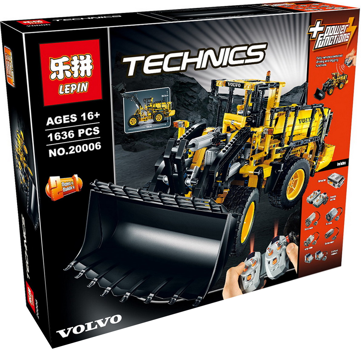 Đồ chơi xếp hình Xe ủi Volvo L350F_20006