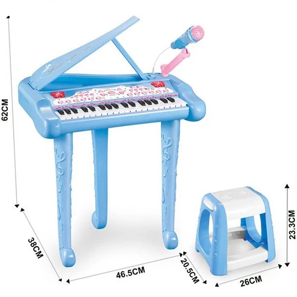 Đồ chơi đàn Piano 37 phím có ghế ngồi cho bé_DJ206