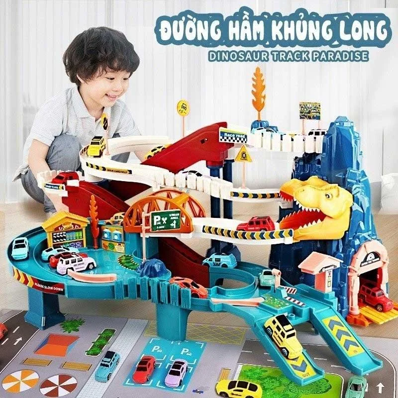 Mô hình đường đua hầm khủng long_5501A