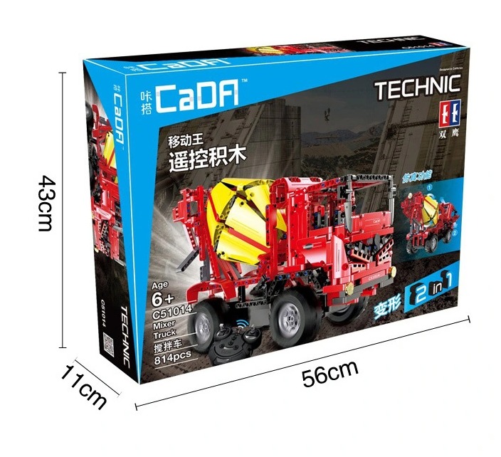 Đồ chơi xếp hình máy trộn bê tông có điều khiển_C51014
