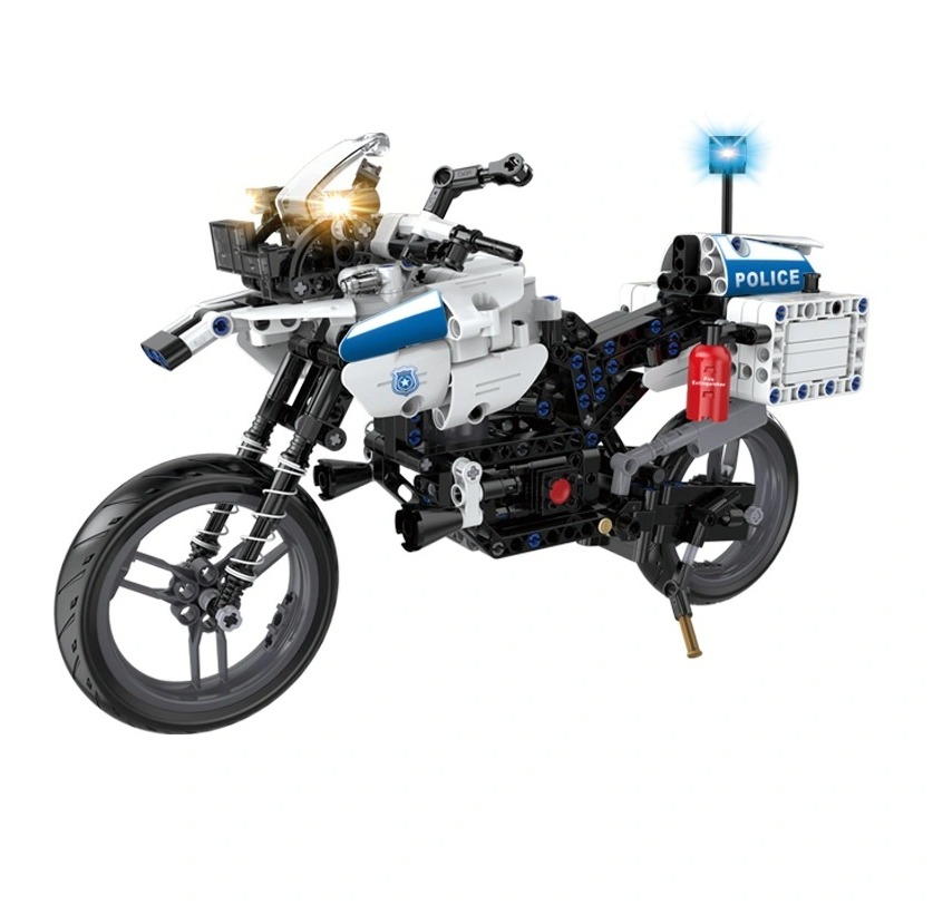Đồ chơi xếp hình xe máy cảnh sát 32CM_C51023