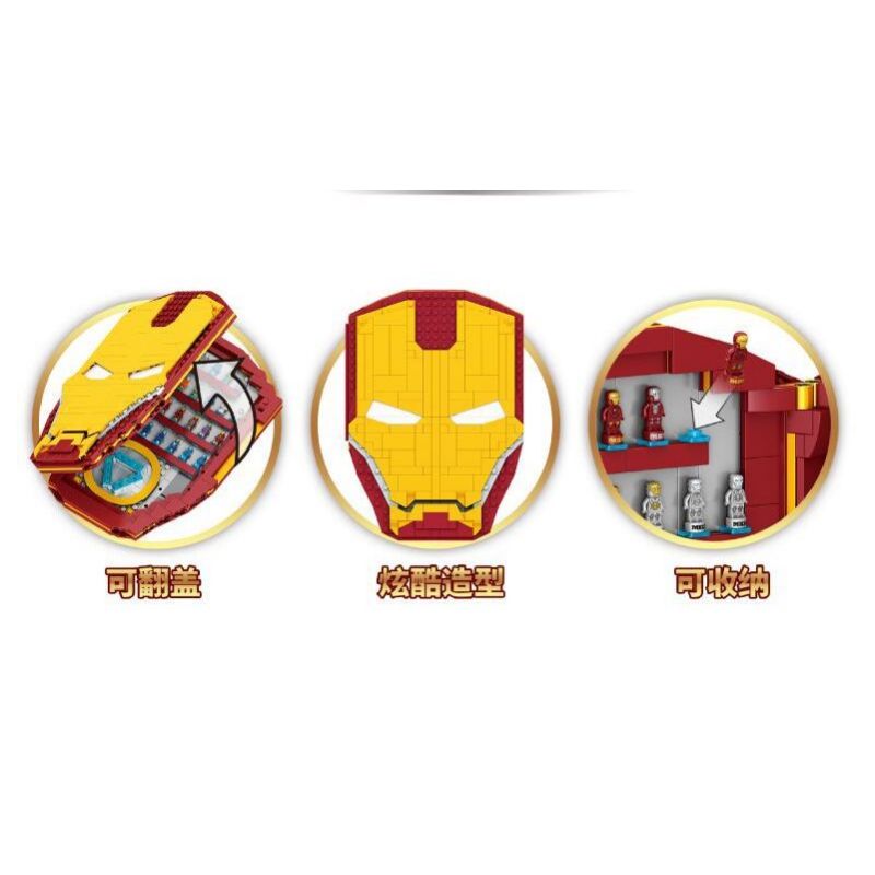 Đồ chơi xếp hình CUỐN SÁCH NHÂN VẬT NGƯỜI SẮT_8801