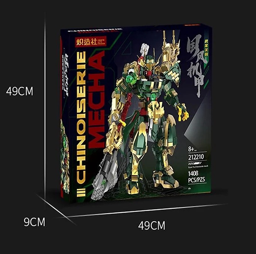 Đồ chơi xếp hình Mecha Chinoiserie Quan Vũ_212210