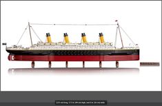 Đồ chơi xếp hình tàu Titanic có đèn _ KK8998