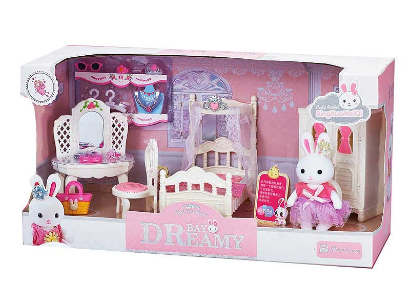 Đồ chơi búp bê nhà thỏ_YSN-731