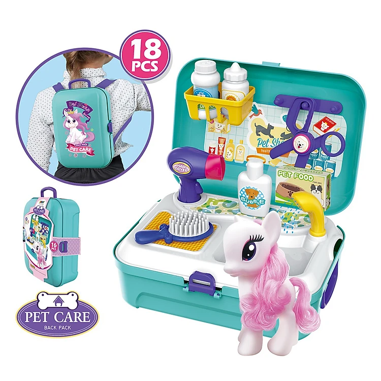 Đồ chơi chăm sóc ngựa con Bowa_7065