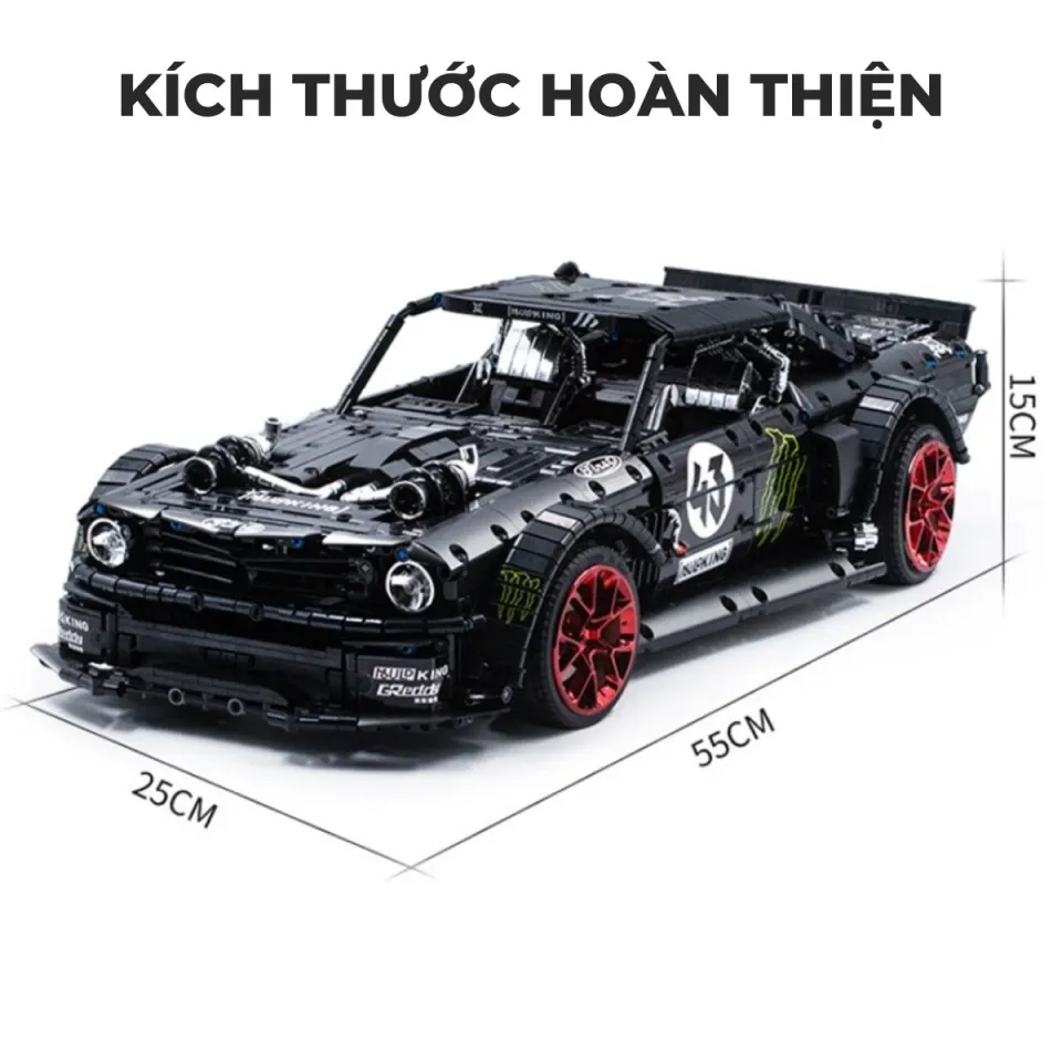 Đồ chơi xếp hình ô tô Ford Mustang_13108