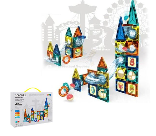 Đồ chơi xếp hình lâu đài nam châm 9918B