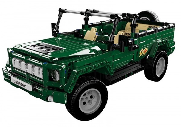 Đồ chơi xếp hình ô tô quân đội_C51015