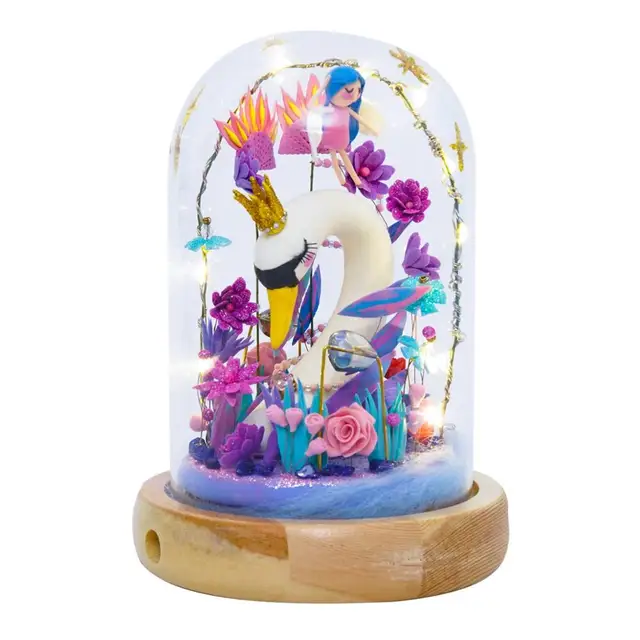 Đồ chơi tự làm đất sét sáng tạo - Thiên nga_DC04