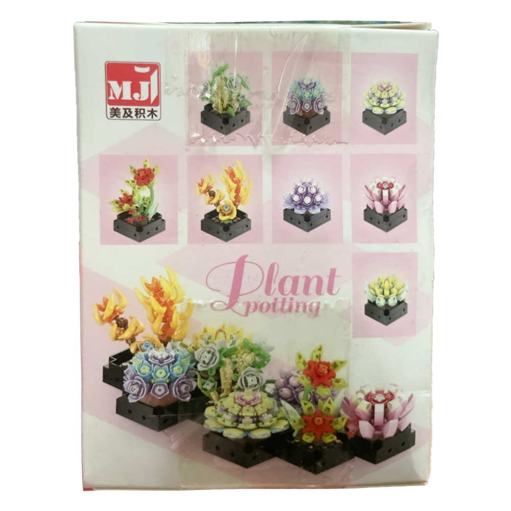 Set đồ chơi xếp hình hoa mini