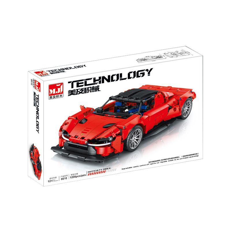 Đồ chơi xếp hình xe Ferrari Daytona_8601