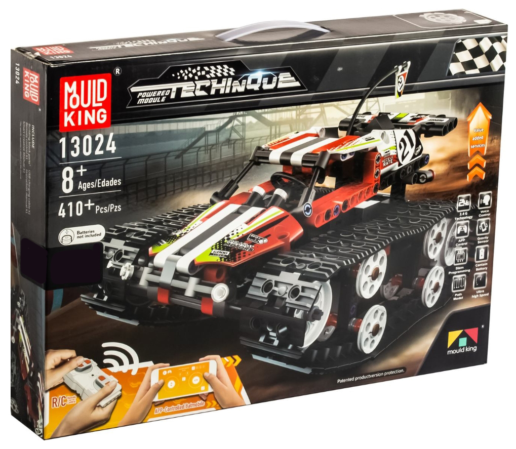 Đồ chơi xếp hình xe đua địa hình bánh xích điều khiển từ xa_13024