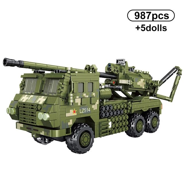 Đồ chơi xếp hình xe tăng_639003