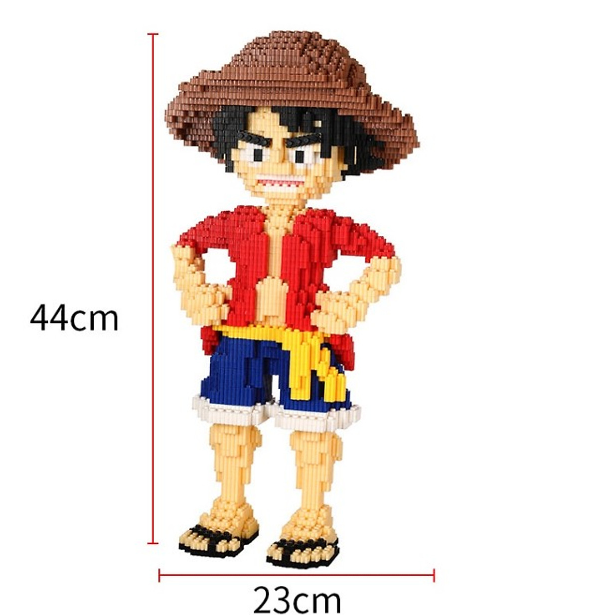Đồ chơi xếp hình Luffy_8811