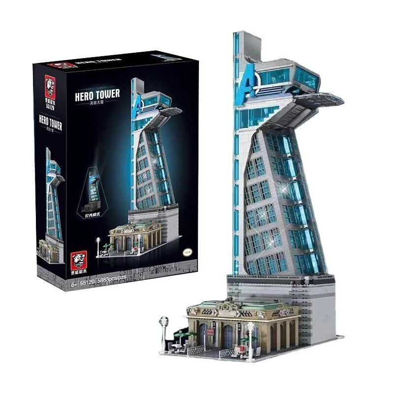 Đồ chơi xếp hình tháp siêu anh hùng_55120