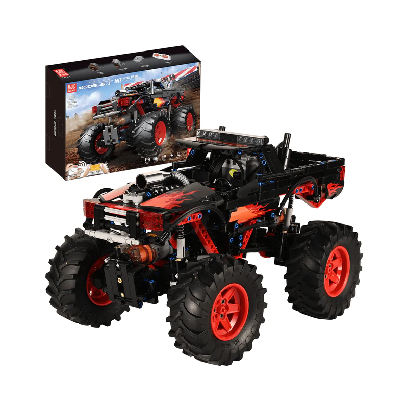 Đồ chơi xếp hình ô tô Monster Trucks điều khiển từ xa_18008