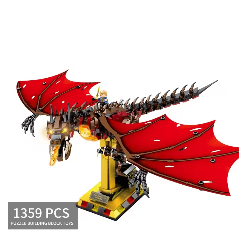 Đồ chơi xếp hình rồng lửa Smaug_13003
