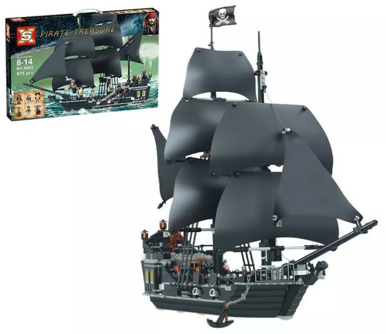 Đồ chơi xếp hình Con tàu Caribbean Black Pearl_6002
